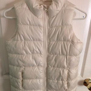 White old navy vest